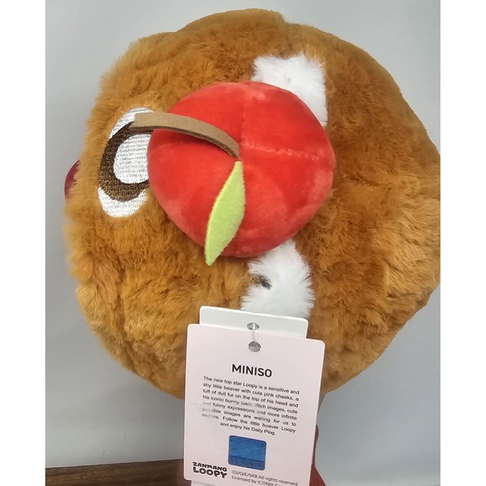 Miniso Zanmang Loopy 10" Tall Beaver In Capybara Costume Ages 0 and Up New Rare - Picture 5 of 7